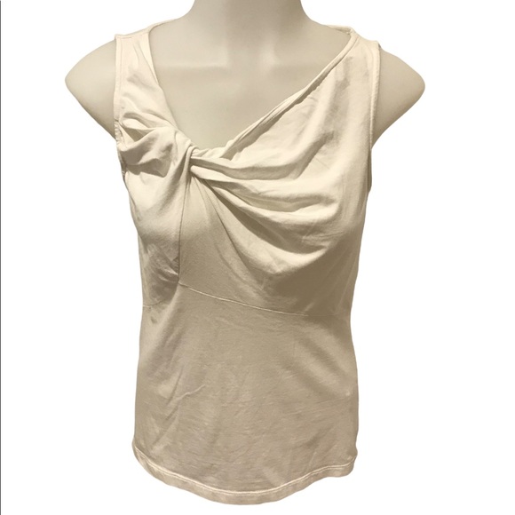 Brunello Cucinelli Tops - NWOT - Brunello Cucinelli White sleeveless top L